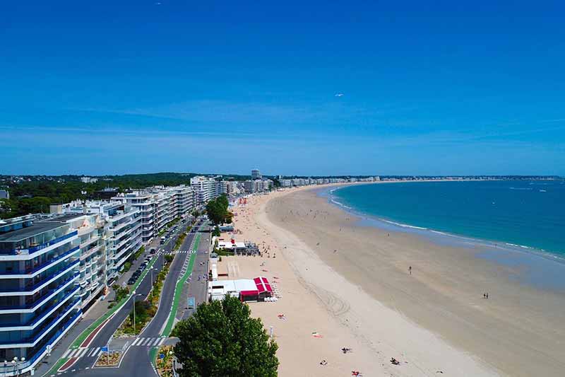 Grande plage de La Baule Escoublac